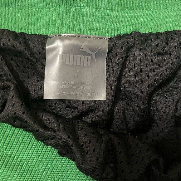 MENS PUMA BLACK FIVES BASKETBALL SHORTS - Picture 8 of 11